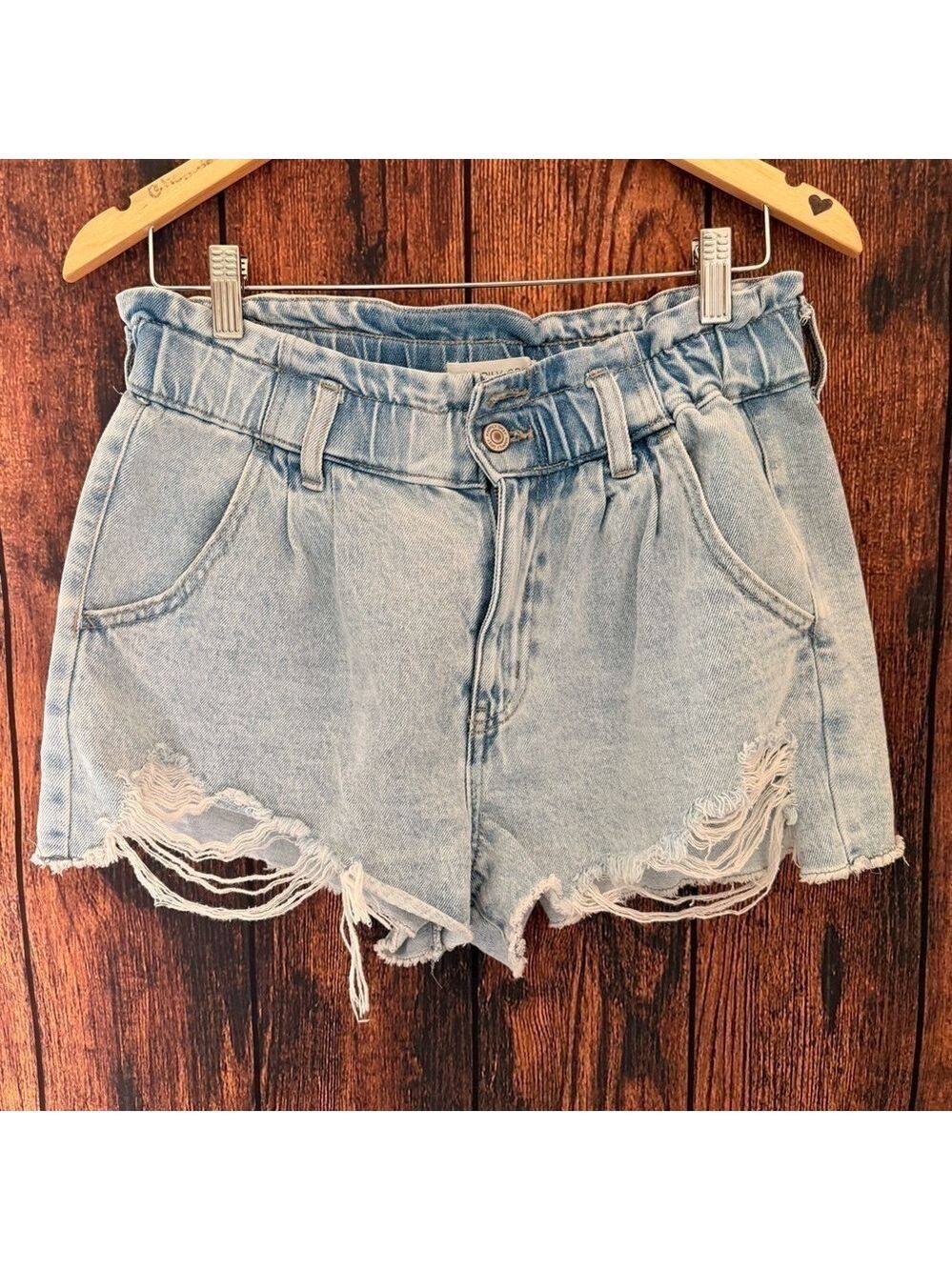 Bundle Happily Gray Denim shorts + Windsor Crop Top- Price Firm - Picture 7 of 9